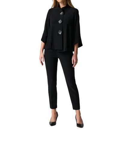 Joseph Ribkoff Classic Cropped Pants In Black