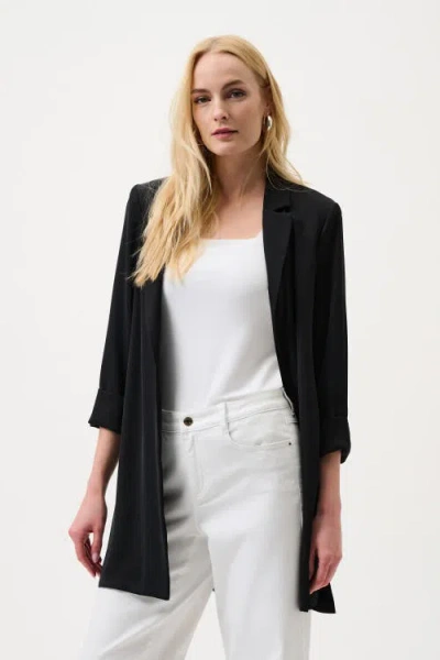Joseph Ribkoff Classic Long Blazer In Black