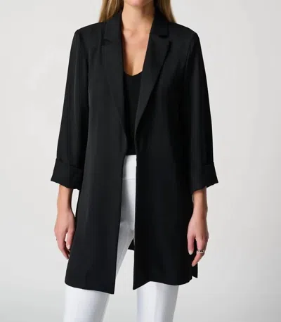 Joseph Ribkoff Classic Long Blazer In Black