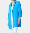 Joseph Ribkoff Classic Long Blazer 211361 In French Blue In Blue