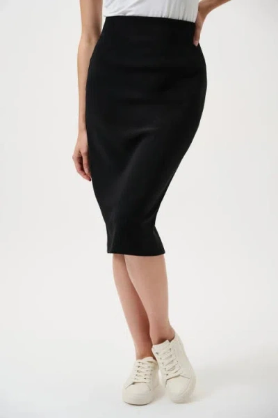 Joseph Ribkoff Classic Long Pencil Skirt In Black