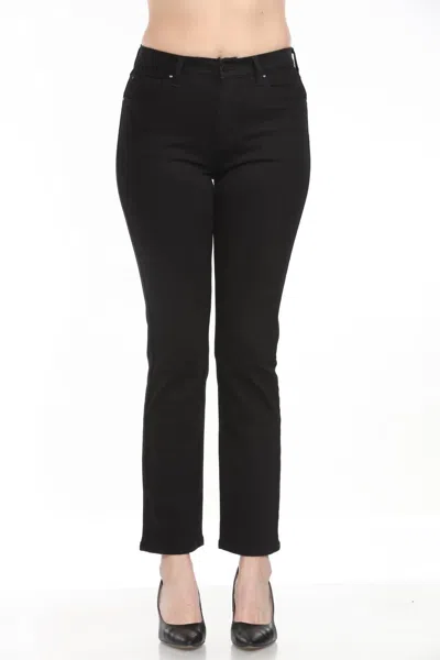 Joseph Ribkoff Classic Straight Denim Jean In Black