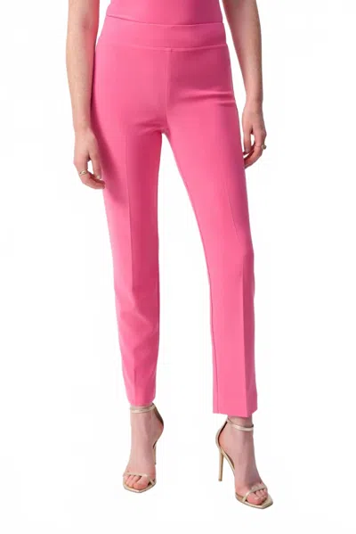 Joseph Ribkoff Classic Straight Pant In Bubble Gum In Pink