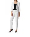 Joseph Ribkoff Classic Tailored Slim Pants In Vanilla In White