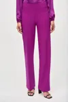 Joseph Ribkoff Classic Wide-leg Pant In Empress In Burgundy