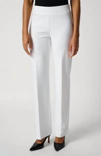 Joseph Ribkoff Classic Wide Leg Pants In Vanilla In White