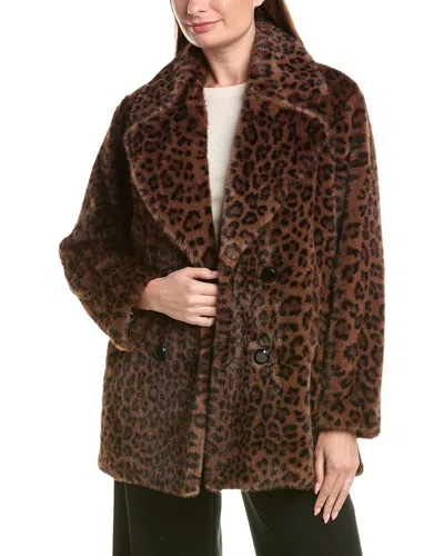 Joseph Ribkoff Coat In Animal Print