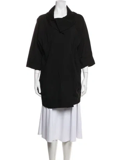 Pre-owned Joseph Ribkoff Coat In Black