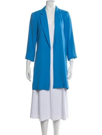 Pre-owned Joseph Ribkoff Coat In Blue