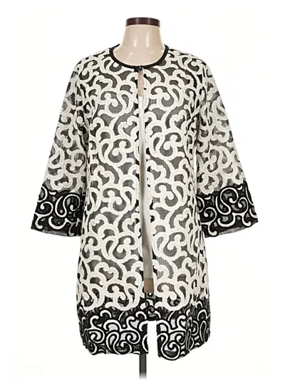 Pre-owned Joseph Ribkoff Coat In Ivory