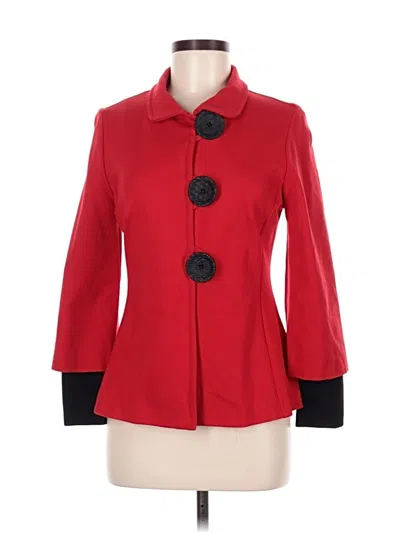 Pre-owned Joseph Ribkoff Coat In Red