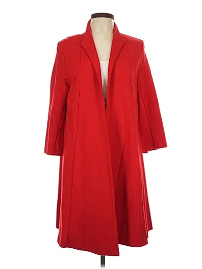 Pre-owned Joseph Ribkoff Coat In Red
