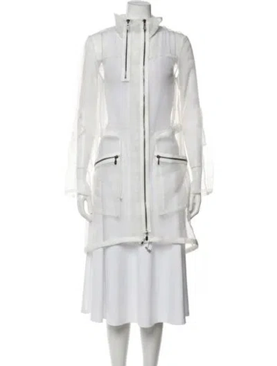 Pre-owned Joseph Ribkoff Coat In White