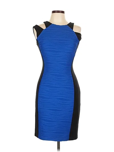 Pre-owned Joseph Ribkoff Cocktail Dress In Blue