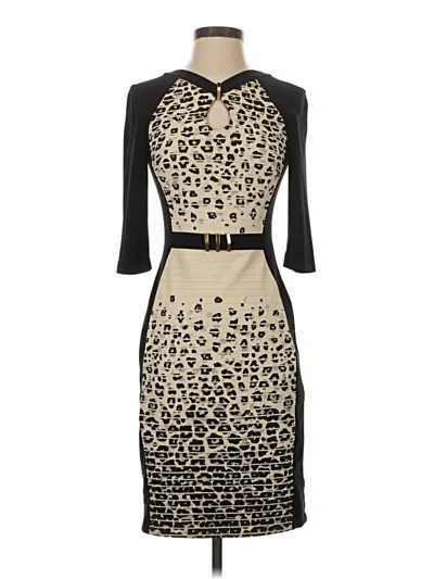 Pre-owned Joseph Ribkoff Cocktail Dress In Brown