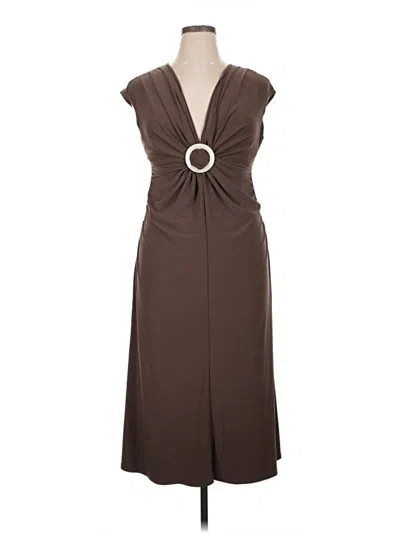 Pre-owned Joseph Ribkoff Cocktail Dress In Brown