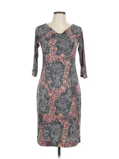 Pre-owned Joseph Ribkoff Cocktail Dress In Gray