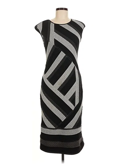 Pre-owned Joseph Ribkoff Cocktail Dress In Gray