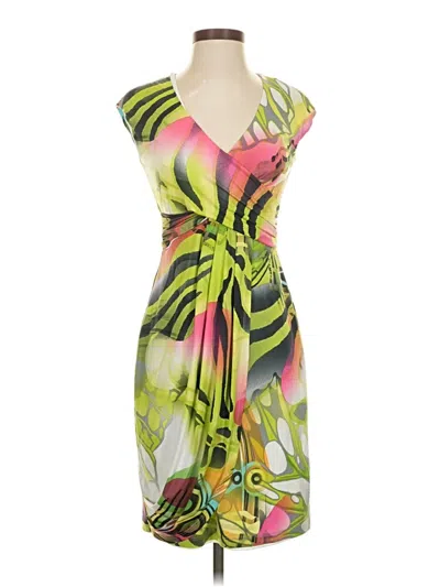 Pre-owned Joseph Ribkoff Cocktail Dress In Green