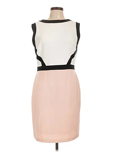 Pre-owned Joseph Ribkoff Cocktail Dress In Ivory