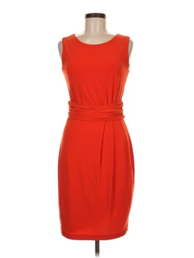 Pre-owned Joseph Ribkoff Cocktail Dress In Orange