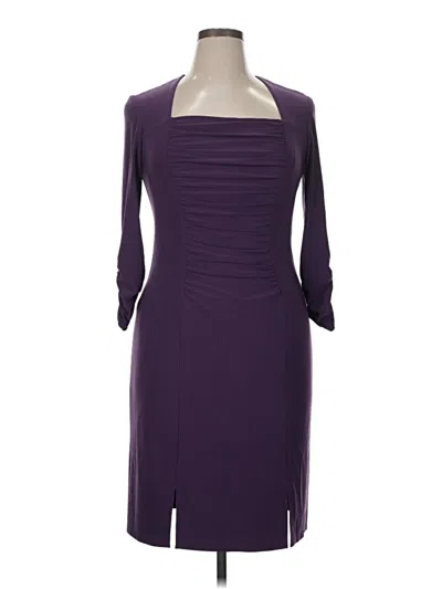Pre-owned Joseph Ribkoff Cocktail Dress In Purple