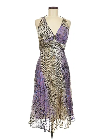 Pre-owned Joseph Ribkoff Cocktail Dress In Purple