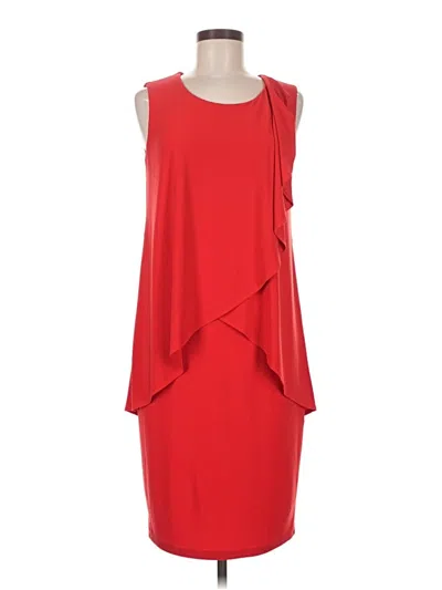Pre-owned Joseph Ribkoff Cocktail Dress In Red