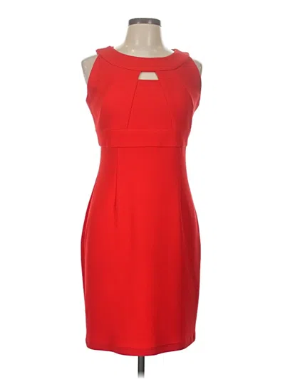 Pre-owned Joseph Ribkoff Cocktail Dress In Red