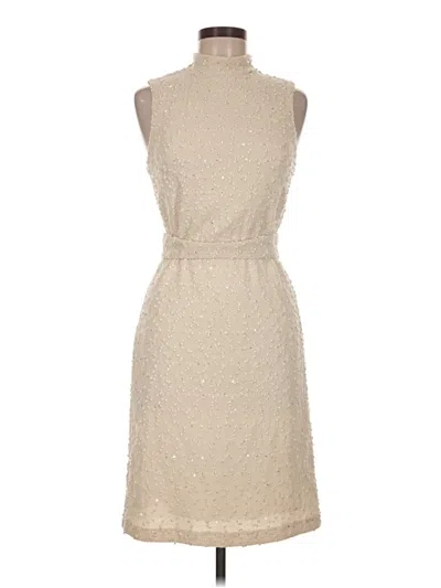Pre-owned Joseph Ribkoff Cocktail Dress In Tan