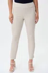 JOSEPH RIBKOFF CONTOUR WAISTBAND CROPPED PANTS IN MOONSTONE