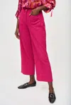 Joseph Ribkoff Corduroy Culotte Pants In Pink Punch In Pink