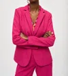 Joseph Ribkoff Corduroy Fitted Blazer In Pink Punch In Pink