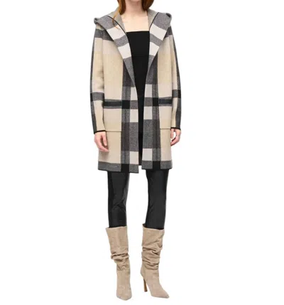 Joseph Ribkoff Cover Up In Black/oatmeal In Multi