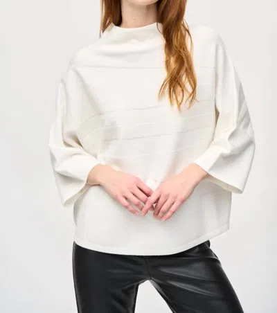 Joseph Ribkoff Cowl Neck Sweater In Vanilla