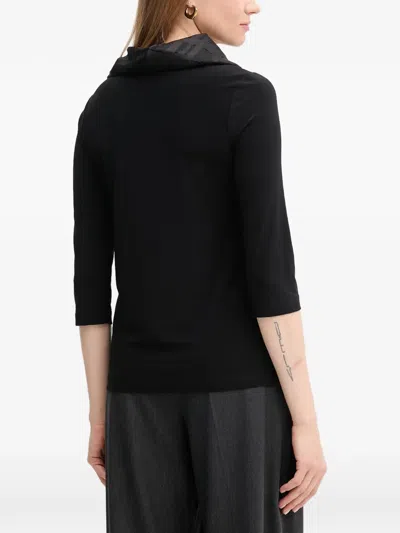 Joseph Ribkoff Cowl-neck Top In Black