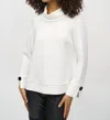 Joseph Ribkoff Cowl Neck Tunic In Off White In White
