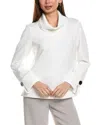 Joseph Ribkoff Scuba Jersey Boxy Top In Off White 244129 Col 34 In White
