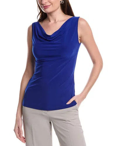 Joseph Ribkoff Cowl Tank In Blue