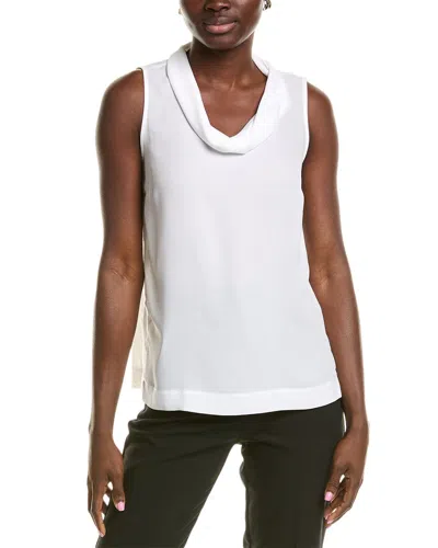 Joseph Ribkoff Cowl Tank In White