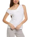 Joseph Ribkoff Cowl Tank In White