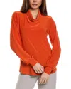 Joseph Ribkoff Cowl Top In Orange