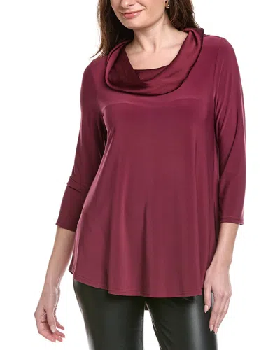 Joseph Ribkoff Cowl-neck Blouse In Red