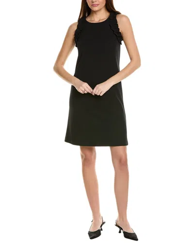 Joseph Ribkoff Crepe Shift Dress In Black