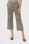 Joseph Ribkoff Crop Trousers In Black In Black