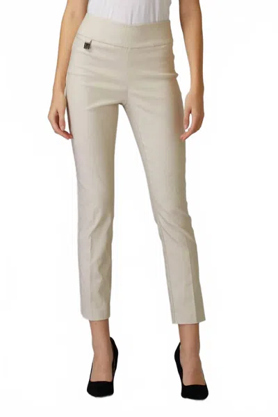 Joseph Ribkoff Cropped Pant In Beige In Nude