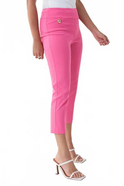 Joseph Ribkoff Cropped Pant In Pink