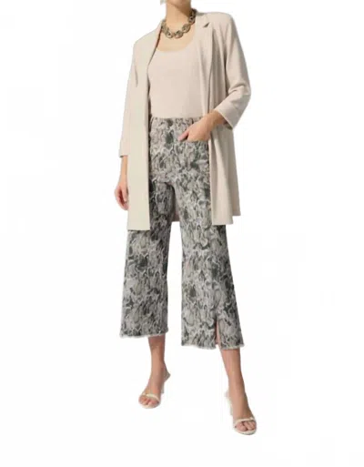 Joseph Ribkoff Culotte Trousers In Python In Grey