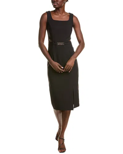 Joseph Ribkoff Cutout Midi Dress In Black