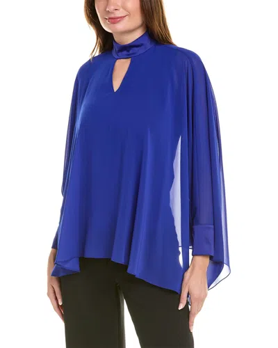 Joseph Ribkoff Cutout Top In Blue